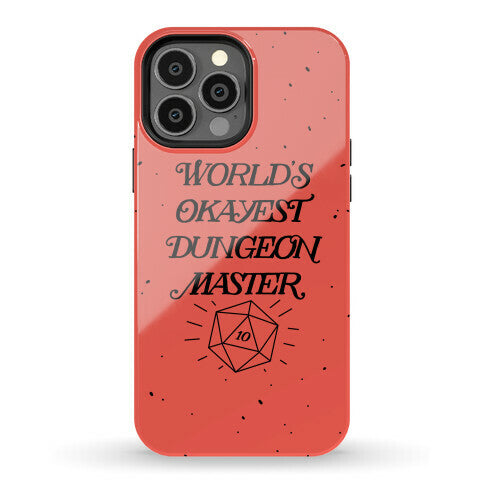 World's Okayest Dungeon Master Phone Case